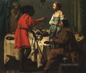 ラバンを非難するヤコブ 1627年 オランダの画家 ヘンドリック・テル・ブリュッヘン Oil Paintings